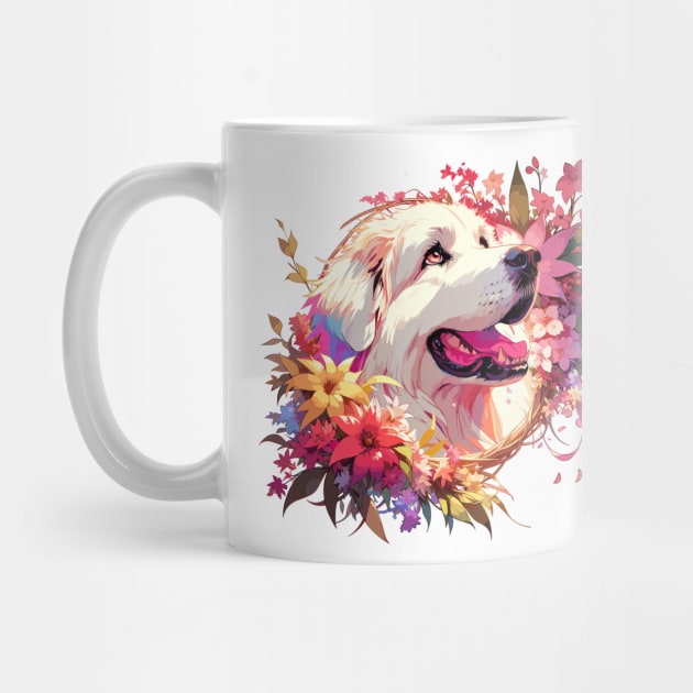 Great Pyrenees Shines on Mothers Day - A Dog Mom's Dream Gift by ArtRUs